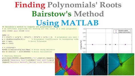 bairstow method matlab code